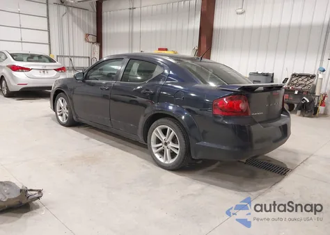 2012 Dodge Avenger Sxt Plus z USA, uszkodzony, nr VIN 1C3CDZEGXCN247873